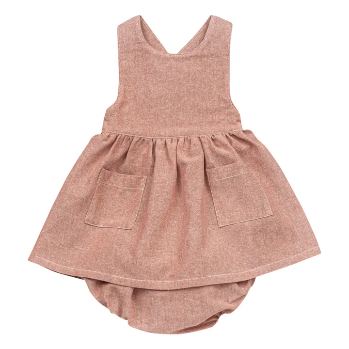 Zoé Dress and Bloomers | Pink- Product image n°0