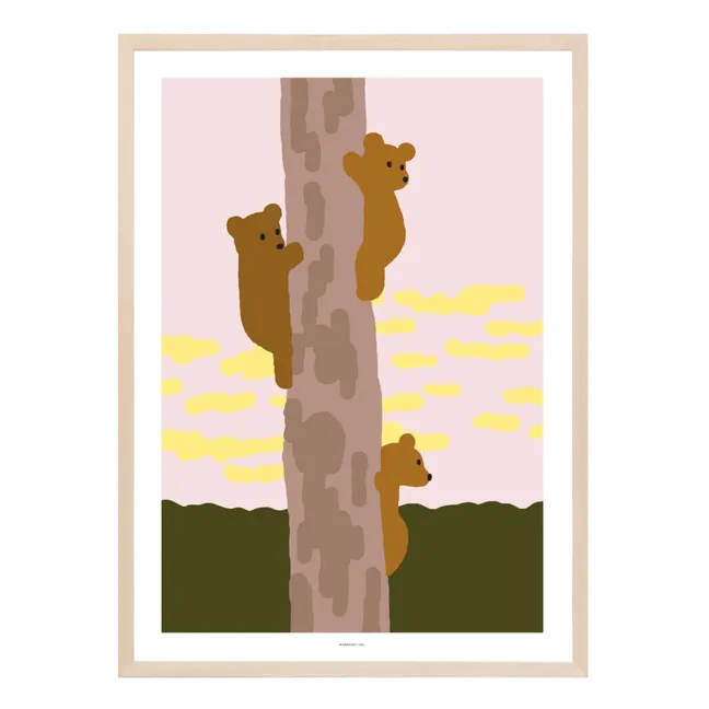 Lámina Tree & bears