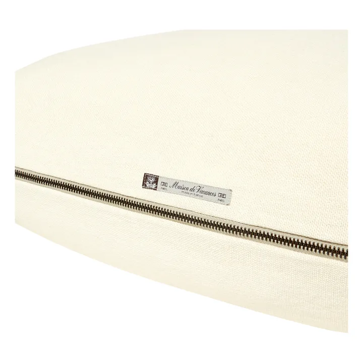 Cojín Vice versa black line de lino lavado stone washed | Natural- Imagen del producto n°1