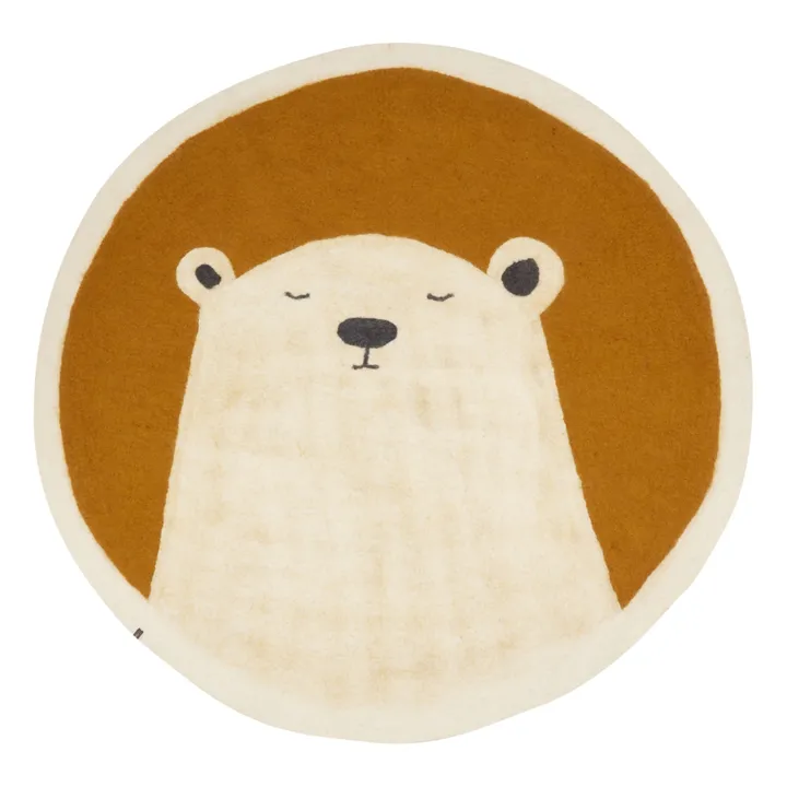 Pasu Grizzly Felt Rug | Gold- Product image n°0