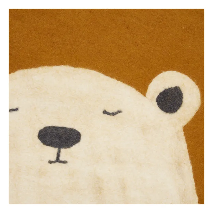 Pasu Grizzly Felt Rug | Gold- Product image n°2