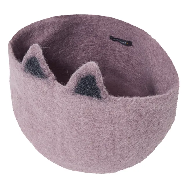 Cesta de fieltro Pasu Gato | Malva