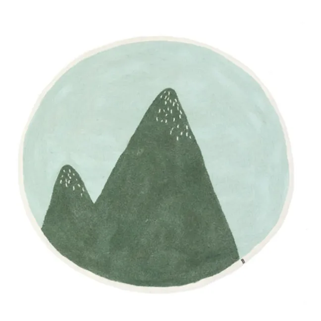 Pasu Mountain Felt Rug | Blue