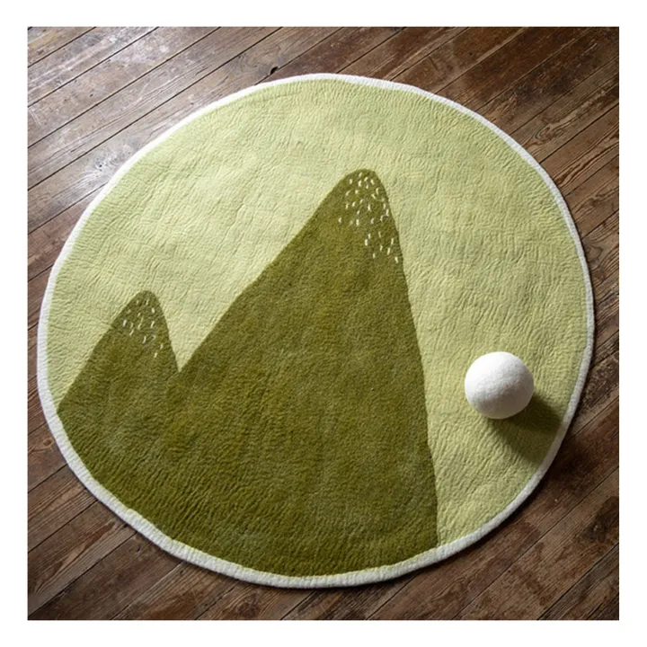 Pasu Mountain Felt Rug | Beige- Product image n°2