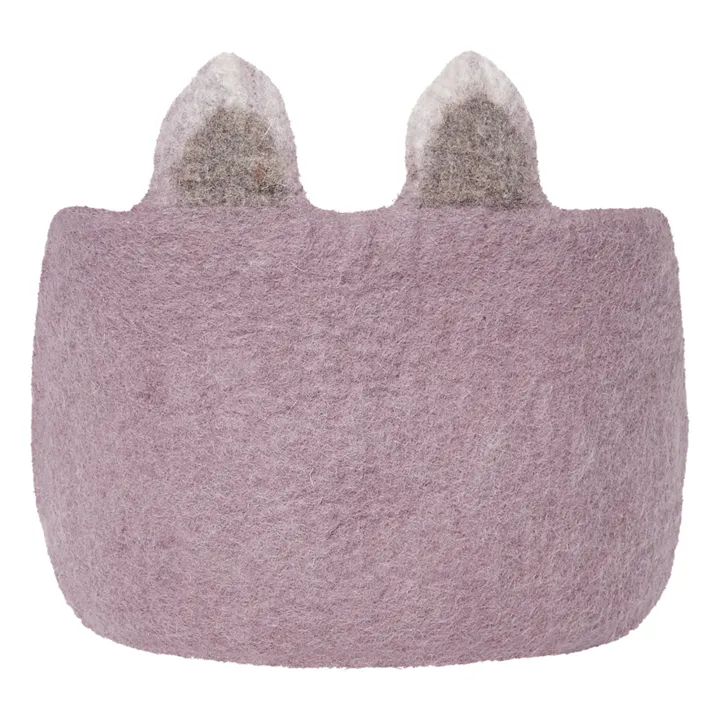 Pasu Fox Felt Basket | Mauve- Product image n°0