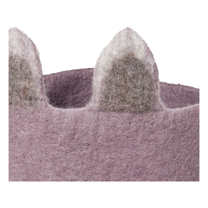 Pasu Fox Felt Basket | Mauve- Product image n°4