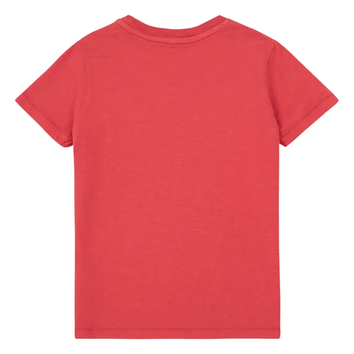 Maglietta con Tasche | Rosso lampone- Immagine del prodotto n°2