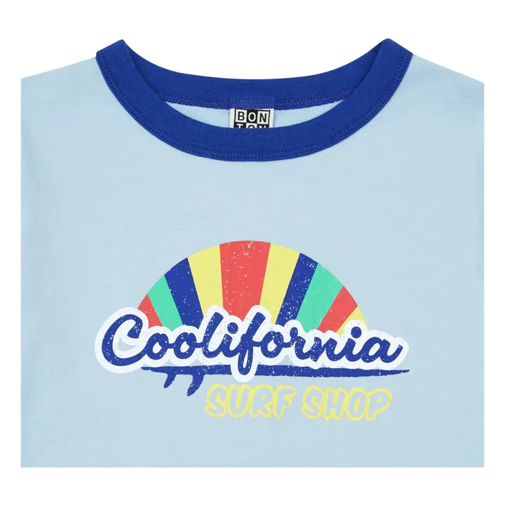 T-Shirt Coton Bio Cool | Bleu ciel- Image produit n°1