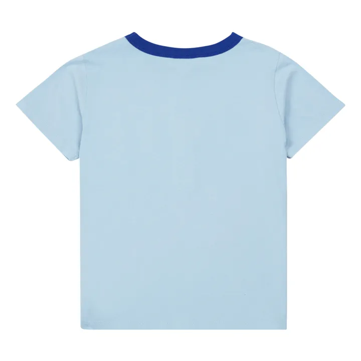T-Shirt Coton Bio Cool | Bleu ciel- Image produit n°2