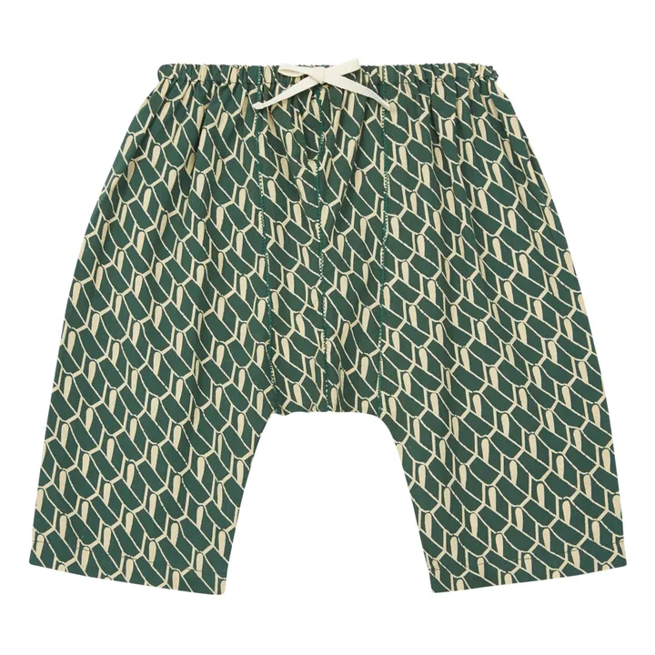 Pantaloni in stile Sarouel Linum | Verde- Immagine del prodotto n°0