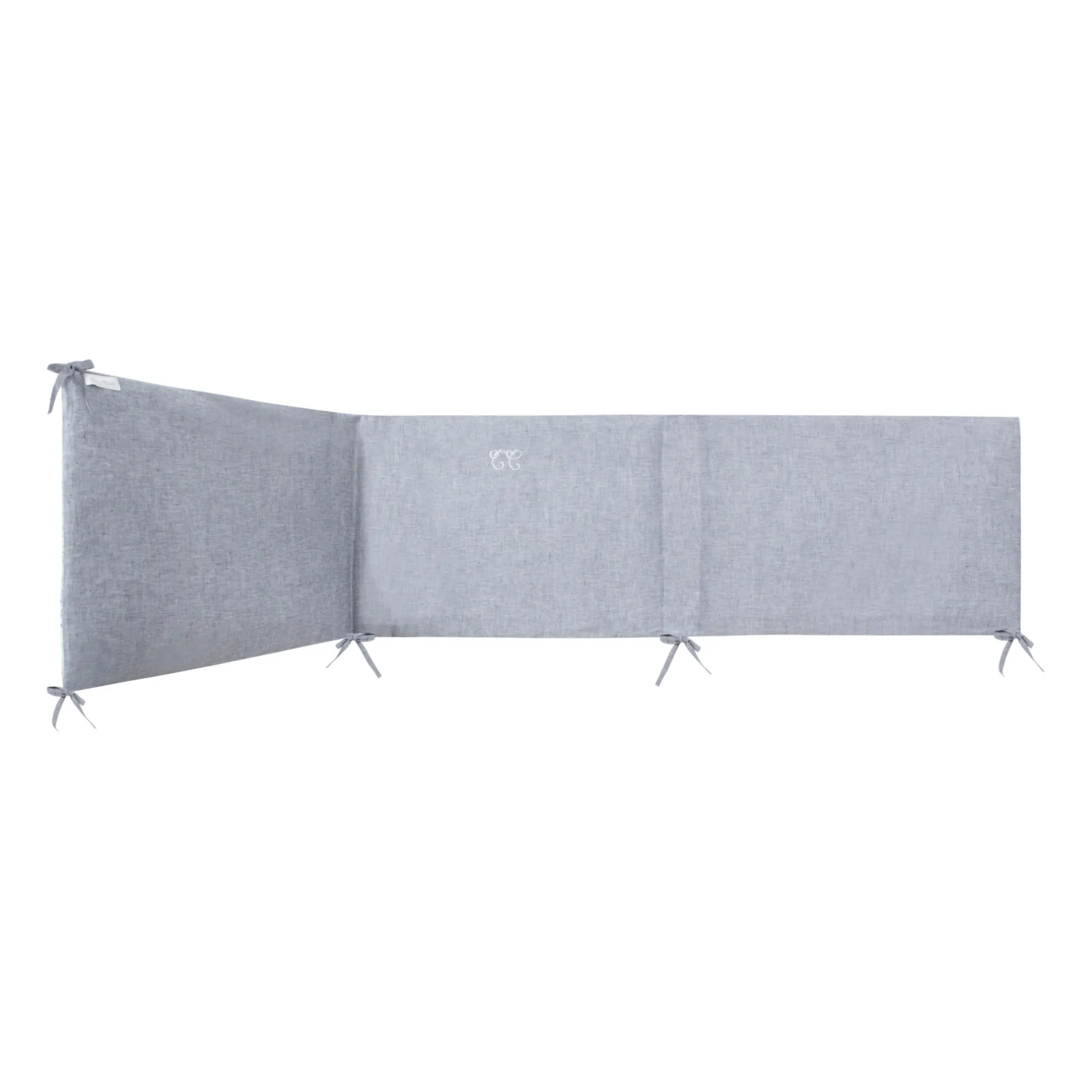 Tour de lit Feuillage | Gris- Image produit n°2