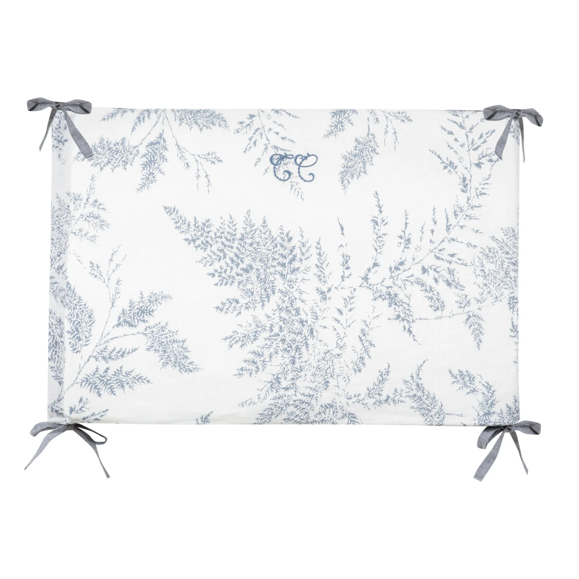 Tour de lit Feuillage | Gris- Image produit n°4