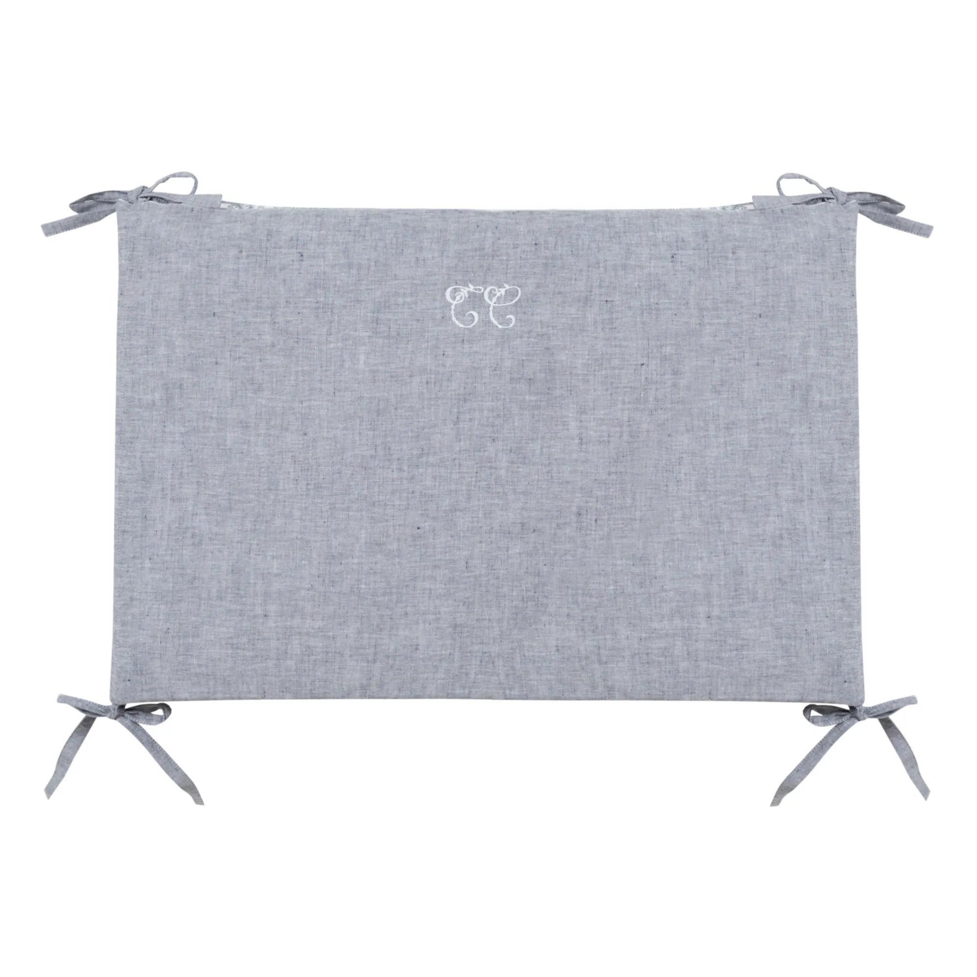 Tour de lit Feuillage | Gris- Image produit n°6