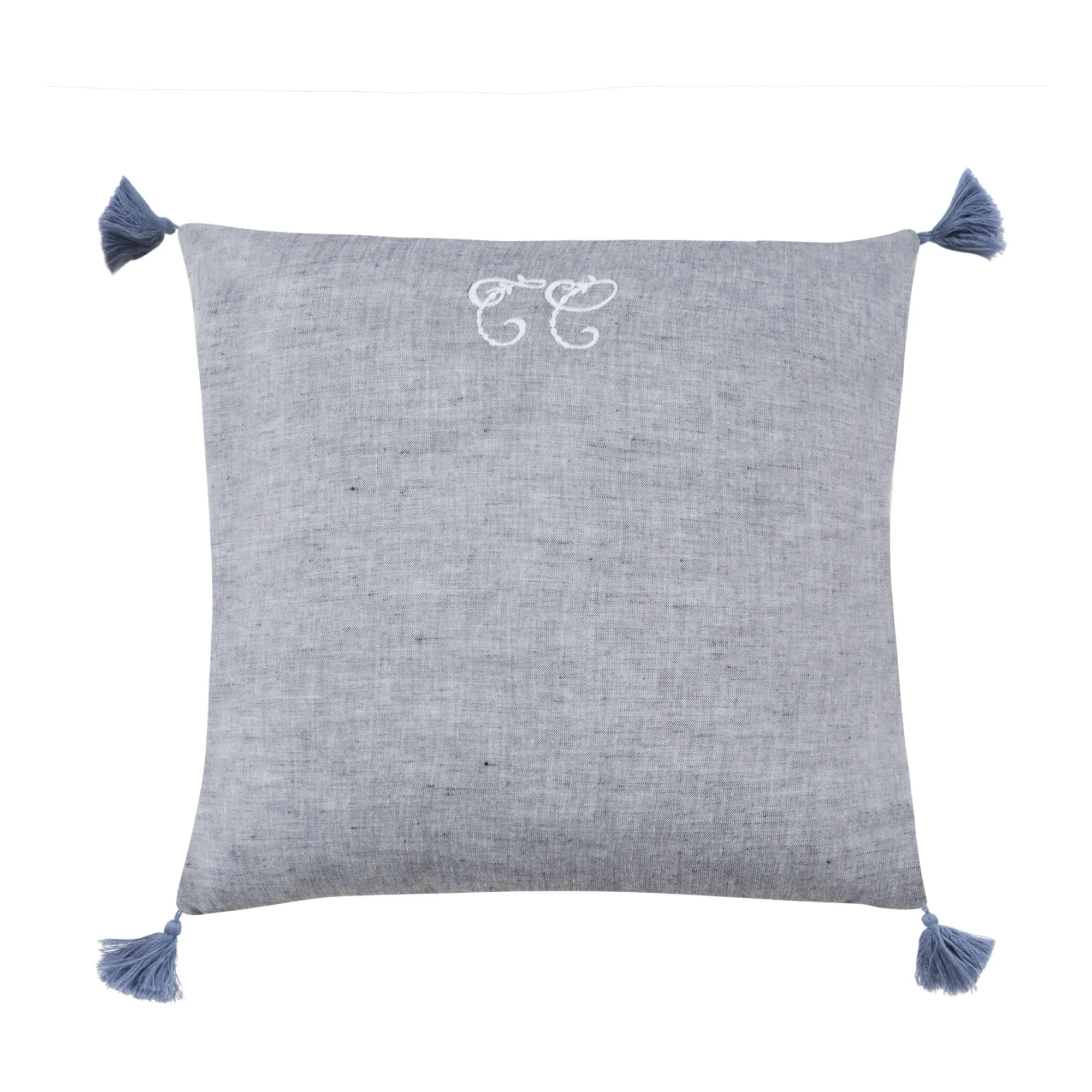 Coussin Feuillage | Bleu marine- Image produit n°2
