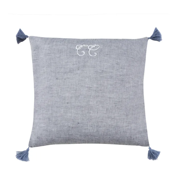 Foliage Cushion | Navy blue- Product image n°2