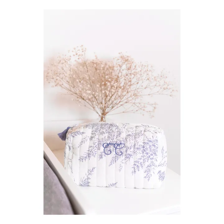 Foliage Toiletry Bag | Navy blue- Product image n°1