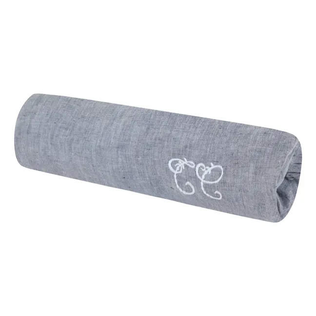 Drap-housse Feuillage | Bleu marine