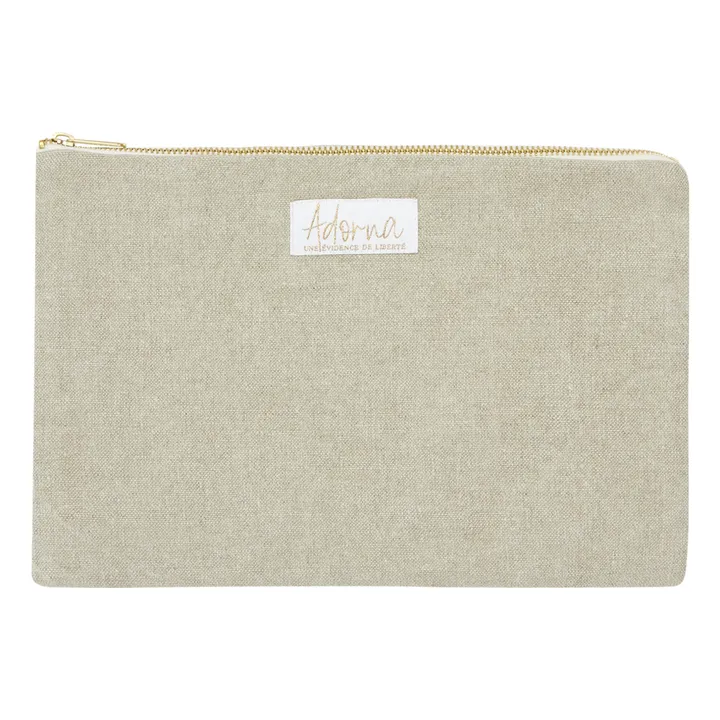 Bolso de mano de lino- Imagen del producto n°0
