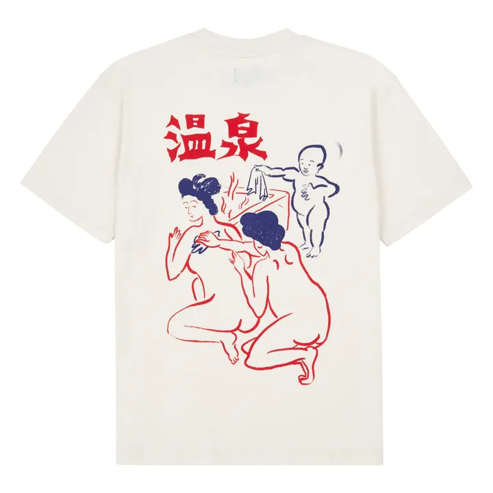 T-shirt Onsen | Ecru- Image produit n°2