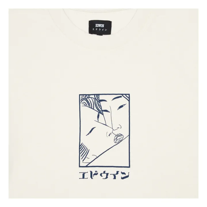 Maglietta Kissu | Ecru- Immagine del prodotto n°1