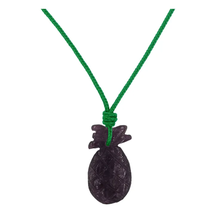 Collar Pineapple Amthyste - Colección infantil  | Verde- Imagen del producto n°0
