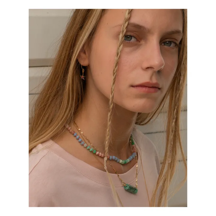 Collar Rolla Bolla Soleil Crisocola - Colección Femenina  | Verde- Imagen del producto n°1