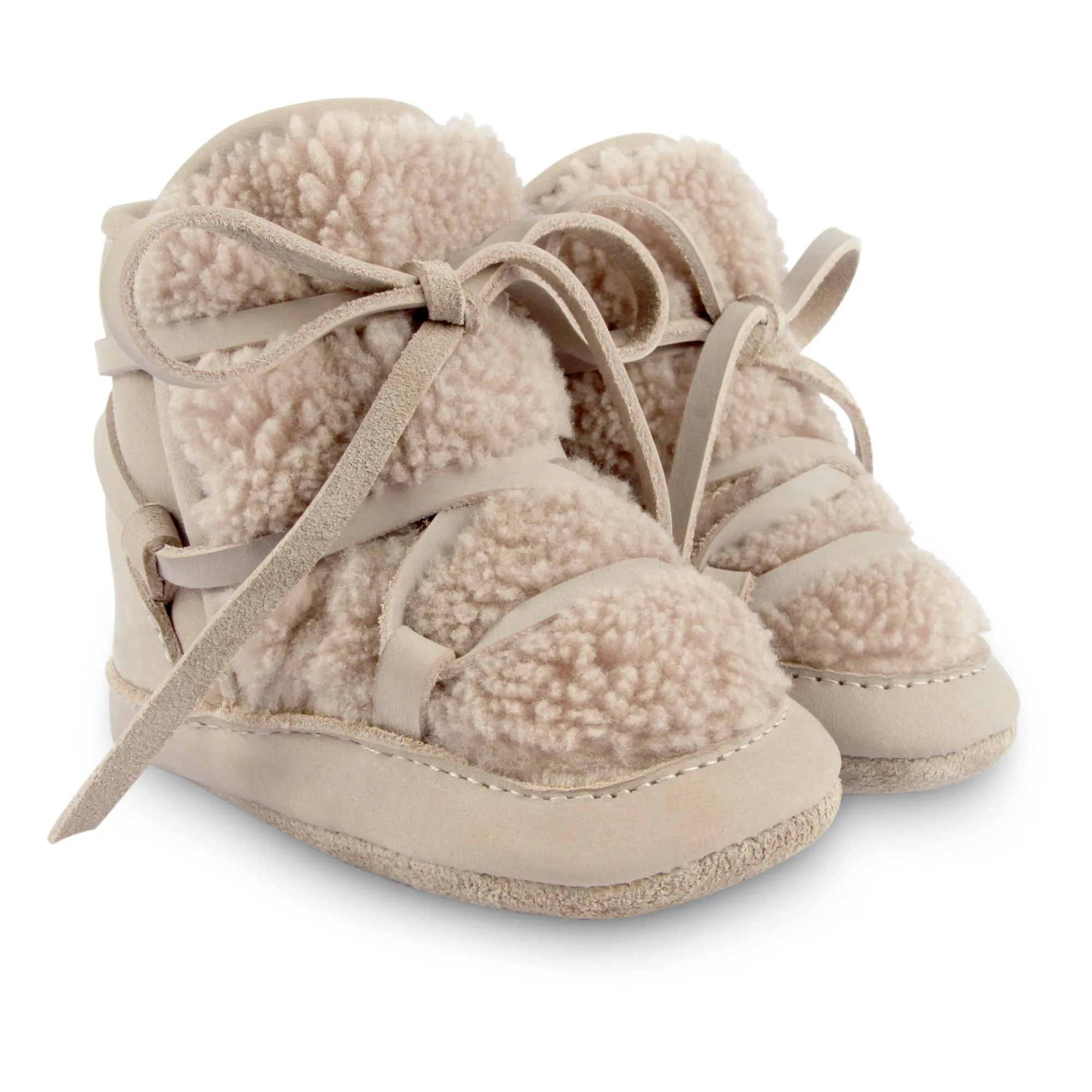 Donsje Lilac Inuk Sherpa-Lined Boots