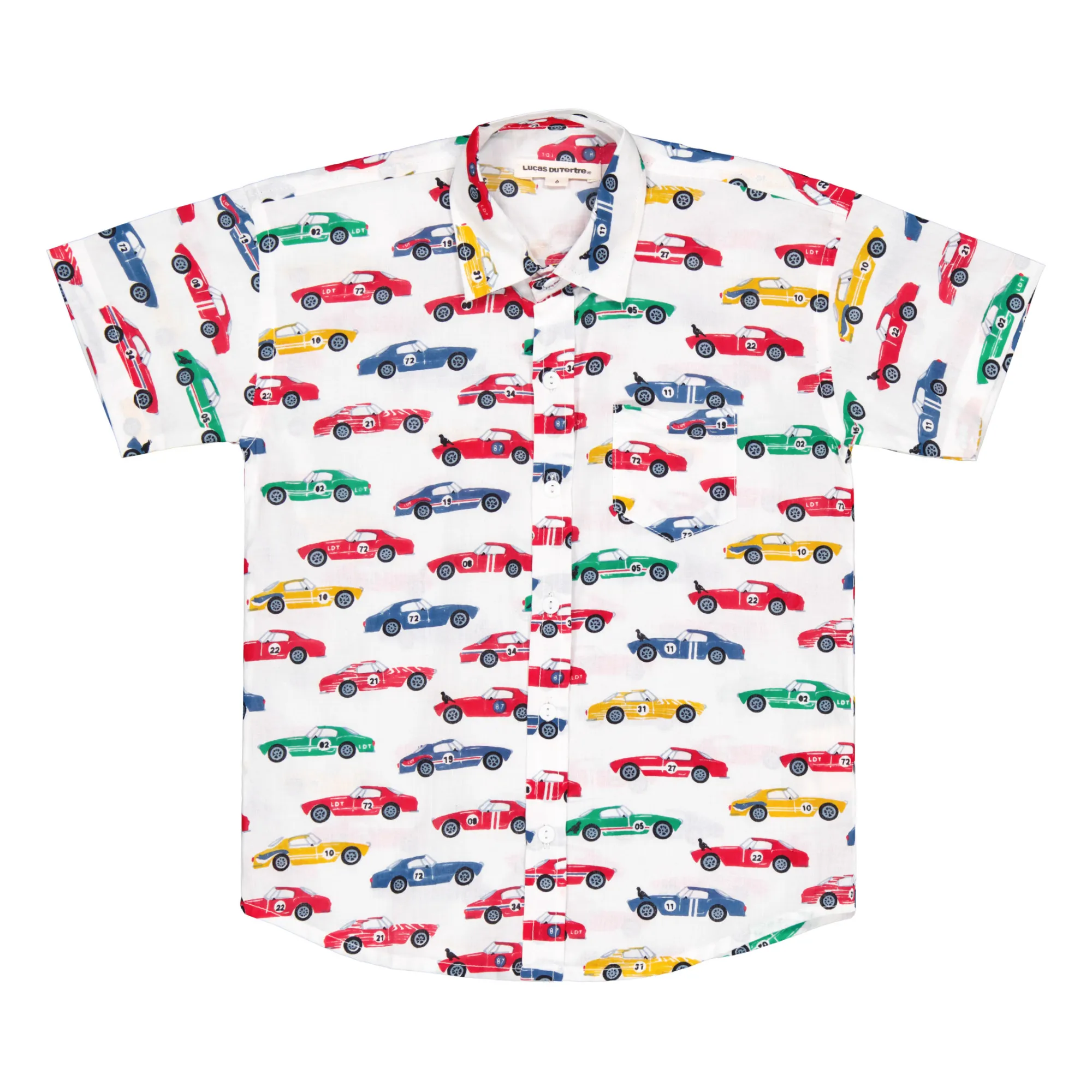Lucas Du Tertre Ecru Short-Sleeve Shirt