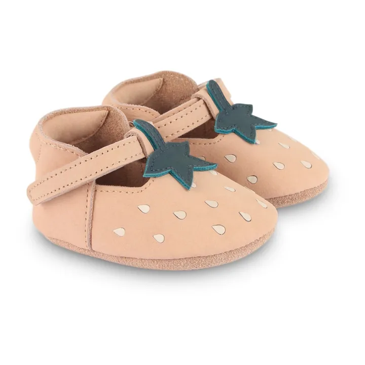 Chaussons Nanoe Nubuck | Rose pêche- Image produit n°0