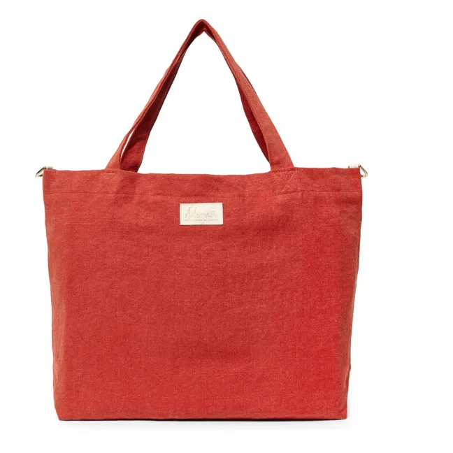 Linen Tote Bag | Poppy
