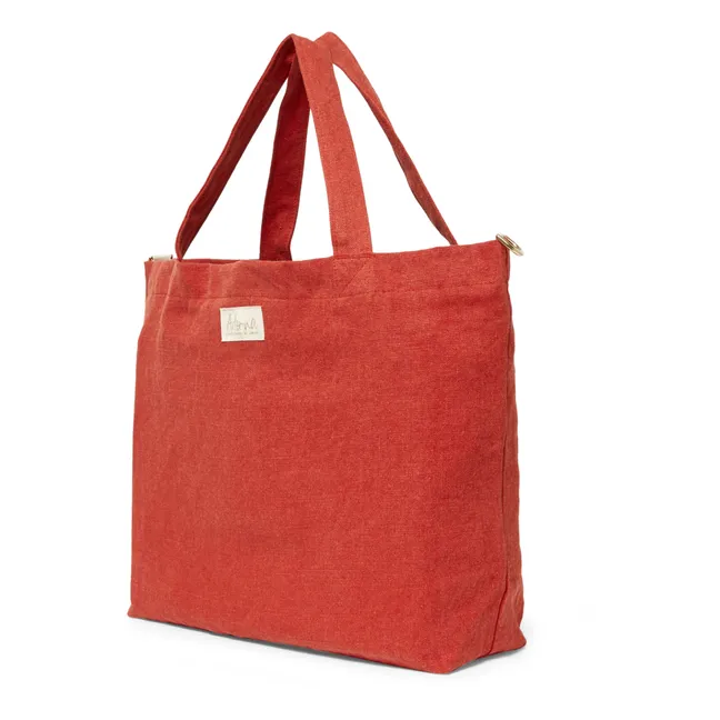 Linen Tote Bag | Poppy