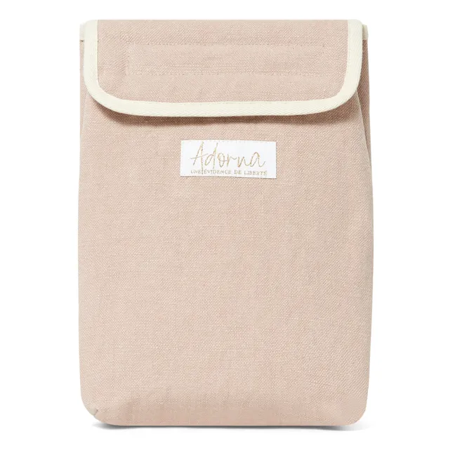 Lunch Bag Isotherme en Lin Laura | Rose