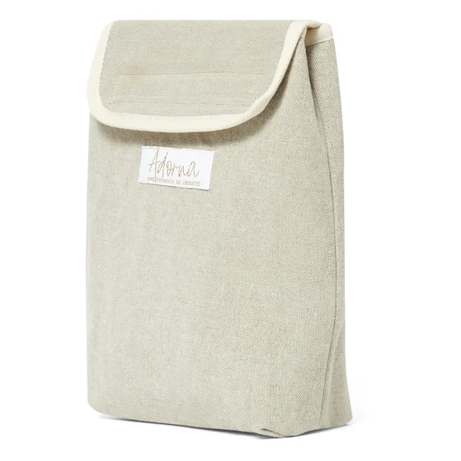 Isothermal Lunch Bag in Linen Laura