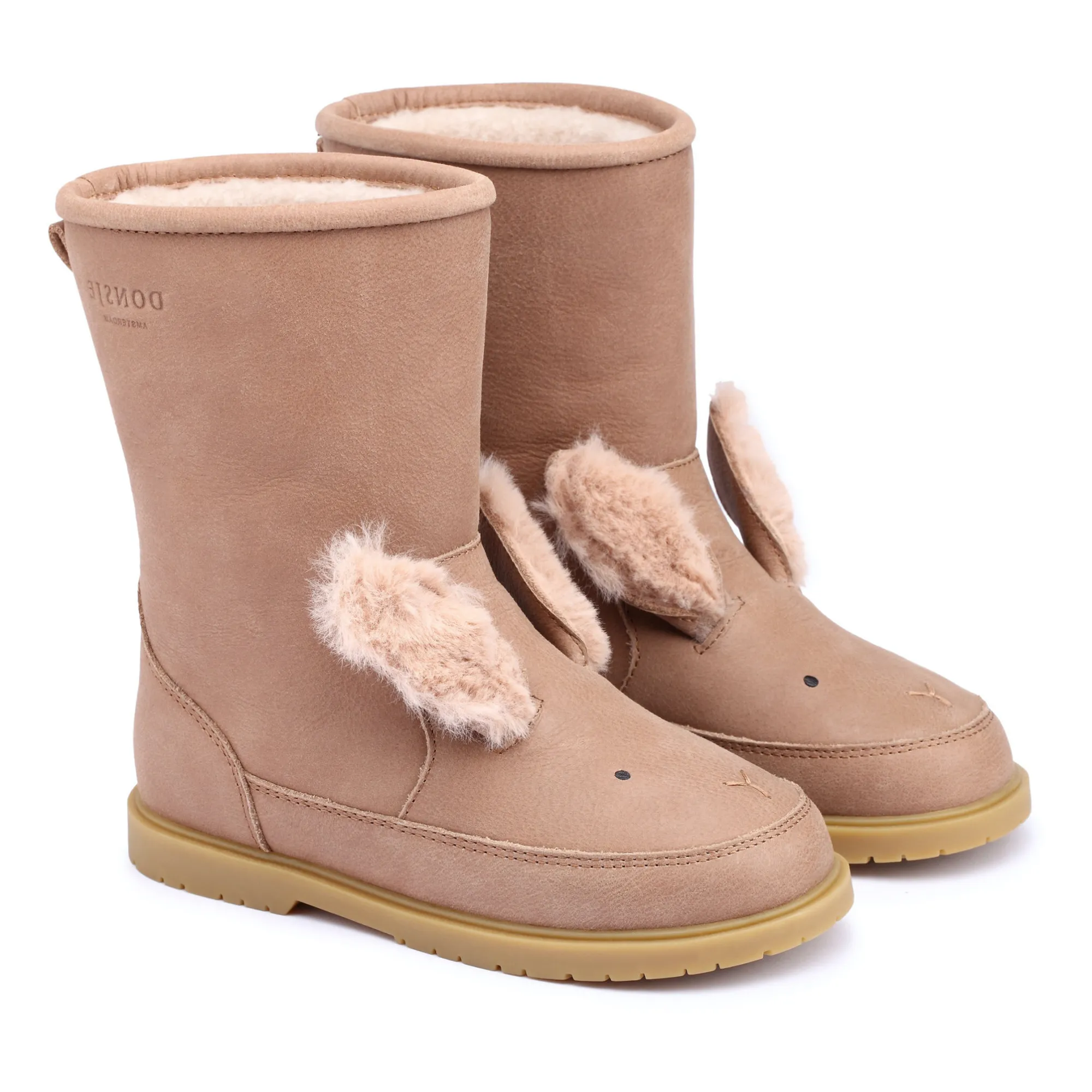 Donsje Pink Wadudu Exclusive Rabbit Filled Boots