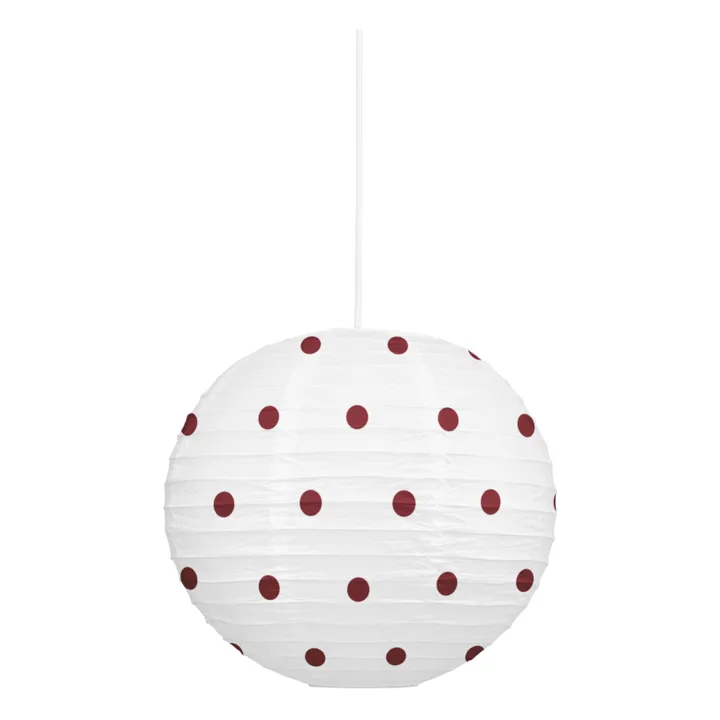 Dot Pendant Lamp | Burgundy- Product image n°0