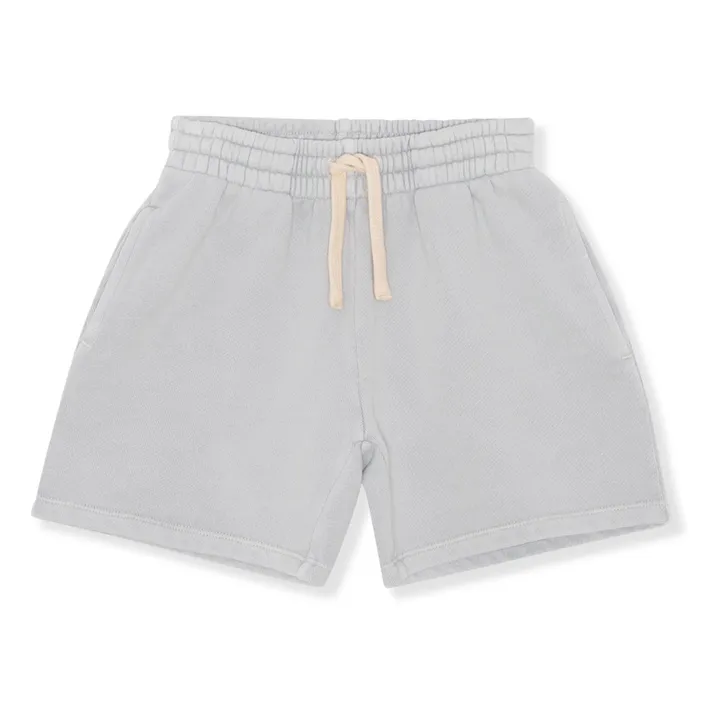 Fleece-Shorts Bio-Baumwolle Lou | Graublau- Produktbild Nr. 0