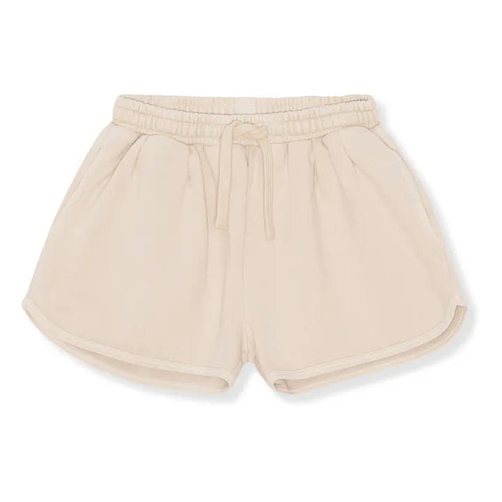 Lou Organic Cotton Fleece Shorts | Pale pink- Product image n°0