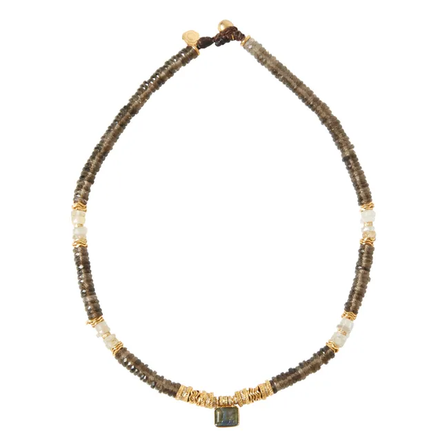 Collier Eva | Marron