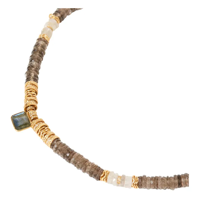 Collier Eva | Marron