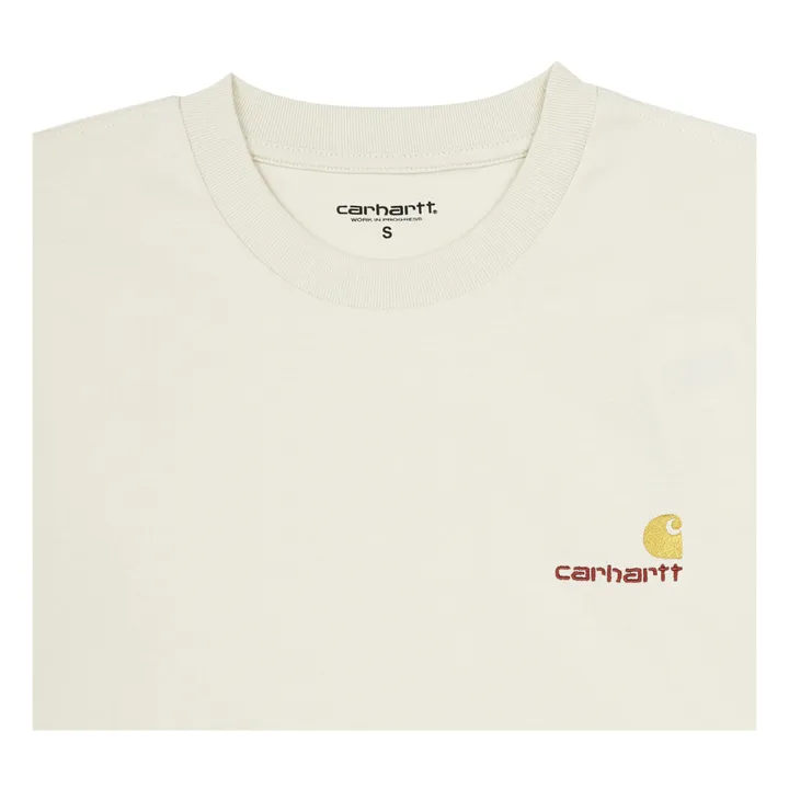 American Script Organic Cotton T-shirt | Ecru- Product image n°1