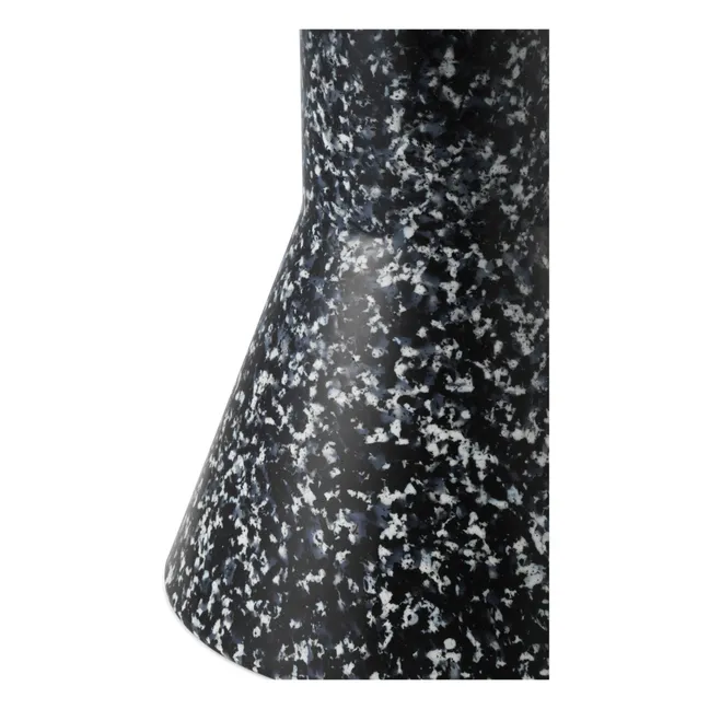 Hocker Bit cone aus recyceltem Plastik | Schwarz