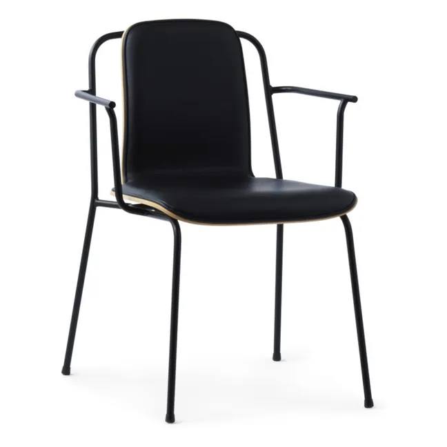 Studio Chair with Armrests | Black
