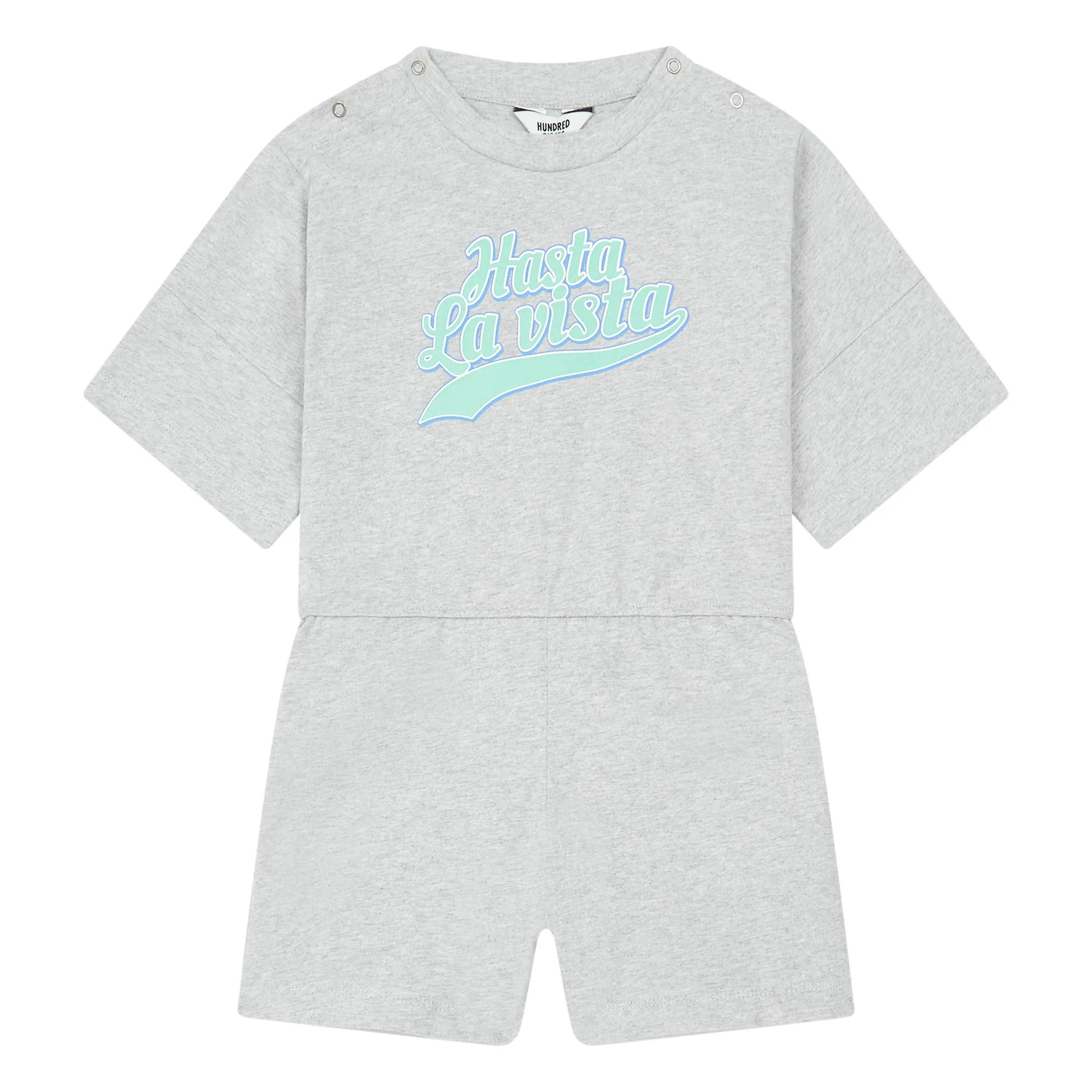 Hundred Pieces Light Eather Grey Vintage Playsuit