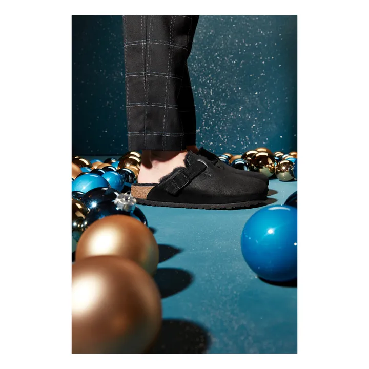 Sabots Boston VL Cuir Suede - Collection Adulte | Noir- Image produit n°1