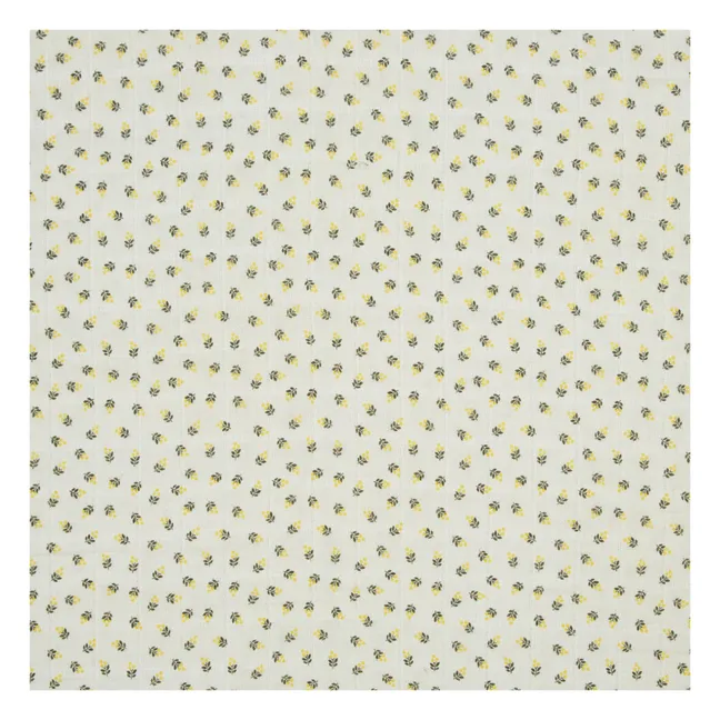 Large Cotton Muslin Sesame Swaddling Cloth | Yellow