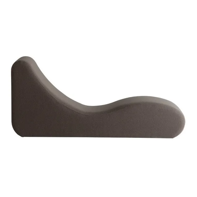 Welle 4 Chaise Longue | Dark grey