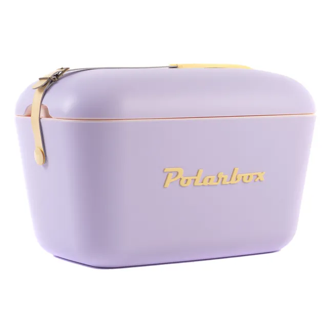 Coloured Handle Cool Box | Lilac