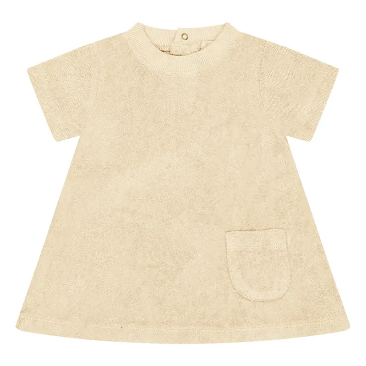 Kaylee Organic Cotton Terry Cloth Dress | Pale pink- Product image n°0
