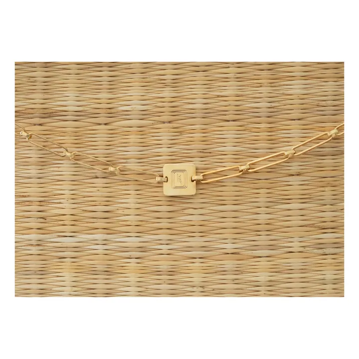 Bolso bimaterial Gourmette Reed | Natural- Imagen del producto n°1