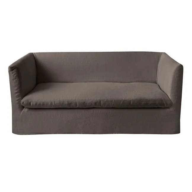 Boho Washed Linen 2-Seater Sofa | Bark